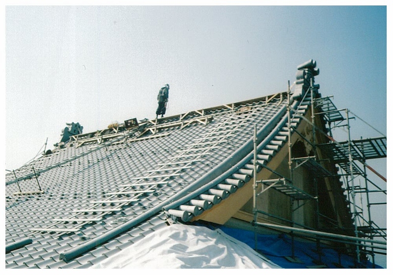 蓮教寺　本堂屋根葺替え詳細へ